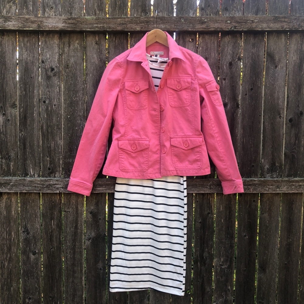 Med Black/White Capella & Pint Jacket Sm